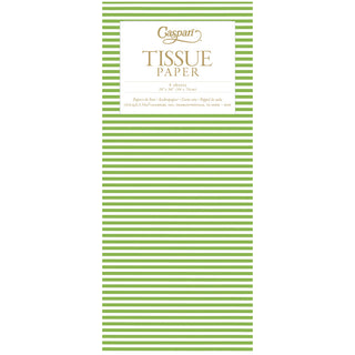 Mini Stripe Green Tissue Pack - 4 Sheets