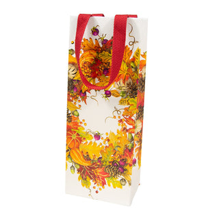 Autumn Garland Wine & Bottle Gift Bags - 1 Each