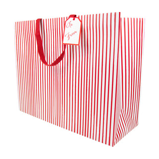 Stripes For Days Red & White Gift Bags - 1 Each