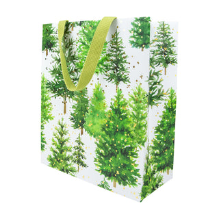 White Christmas Gift Bags - 1 Each
