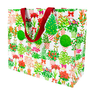 Christmas Flower Market Gift Bags - 1 Each