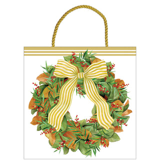 Magnolia Wreath Gift Bags - includes 1 Gift Bags