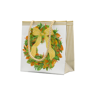 Magnolia Wreath Gift Bags - includes 1 Gift Bags