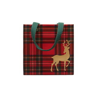 Royal Plaid Reindeer Gift Bags - includes 1 Gift Bags