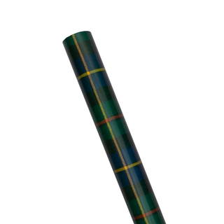 William Tartan Blue Roll Wrap - includes 1 Roll