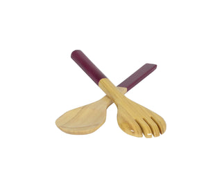Salad Set in Blackberry