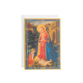 Madonna And Child With Saint John Small Boxed Christmas Cards - includes 15 cards & envelopes