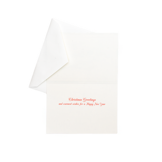 Chickadee And Holly Branch Small Boxed Christmas Cards - includes 15 cards & envelopes