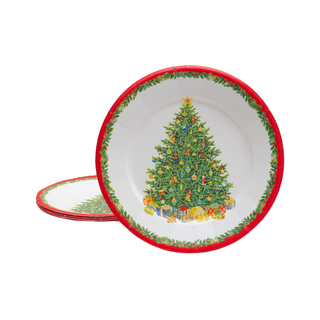 Christmas Tree Paper Dinner Plates - includes 8 Paper Dinner Plates