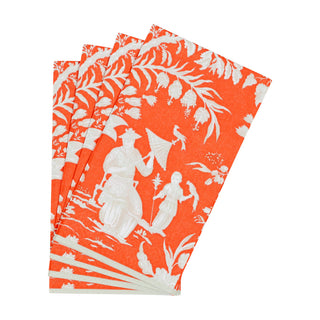 Silk Road Toile Mandarin Guest Towel Napkins - 15 Per Package