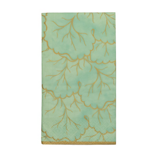 Gilded Majolica Celadon Guest Towels - includes 15 Guest Towels