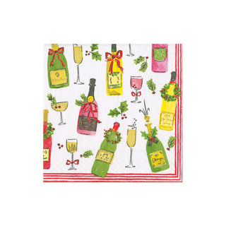 Tipsy And Toasty Cocktail Napkins - 20 Per Package