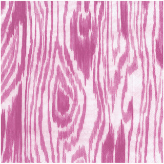 Woodgrain Fuchsia Napkin Dinner - 20 Per Package