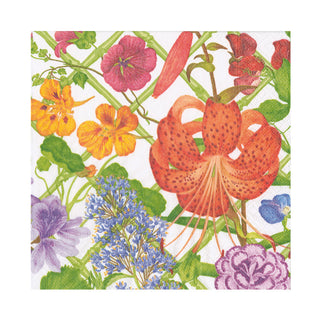 Floral Trellis Luncheon Napkins - 20 Per Package