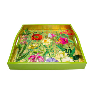 La Dolce Vita Gold Lacquer Trays - 1 Each