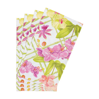 Orchid Conservatory Guest Towel Napkins - 15 Per Package