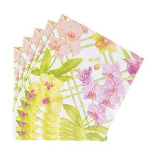 Orchid Conservatory Luncheon Napkins - 20 Per Package