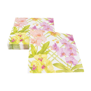 Orchid Conservatory Luncheon Napkins - 20 Per Package