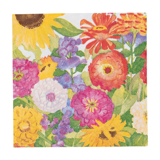 Midsummer Blooms Cocktail Napkins - 20 Per Package