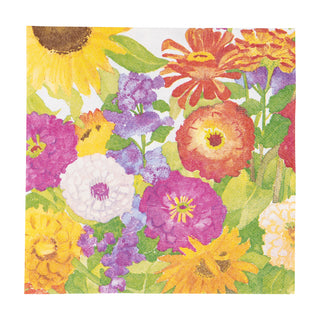 Midsummer Blooms Luncheon Napkins - 20 Per Package