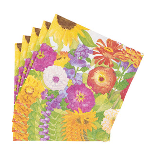Midsummer Blooms Luncheon Napkins - 20 Per Package