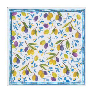 Mediterranean Blue Cocktail Napkins - 20 Per Package