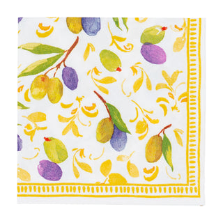 Mediterranean Dijon Cocktail Napkins - 20 Per Package