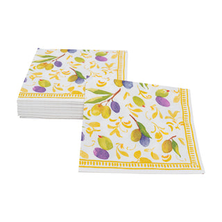 Mediterranean Dijon Cocktail Napkins - 20 Per Package