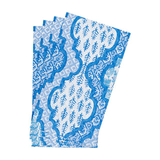 Provencale Cotton Blue Guest Towel Napkins - 15 Per Package