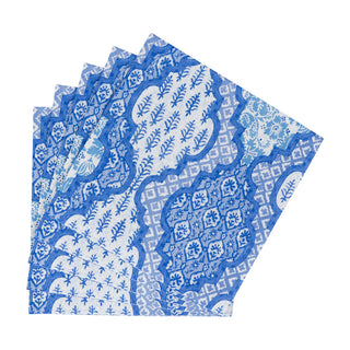 Provencale Cotton Blue Luncheon Napkins - 20 Per Package