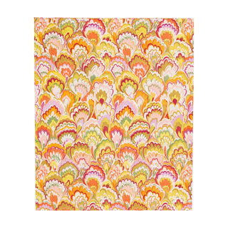 Marbled Ceramica Raspberry & Chartreuse Guest Towel Napkins - 15 Per Package