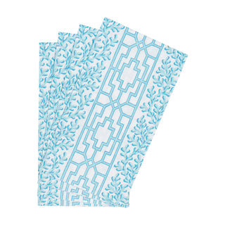 Coral And Trellis Robin's Egg Guest Towel Napkins - 15 Per Package