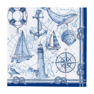 To The Lighthouse Cocktail Napkins - 20 Per Package