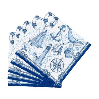 To The Lighthouse Cocktail Napkins - 20 Per Package