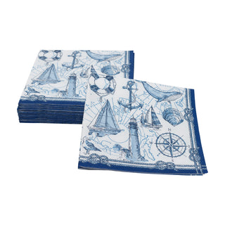 To The Lighthouse Cocktail Napkins - 20 Per Package