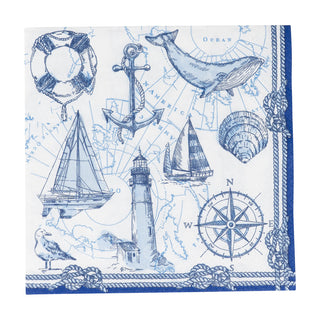To The Lighthouse Luncheon Napkins - 20 Per Package