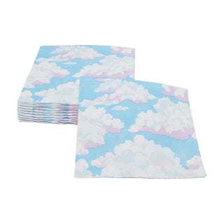 Blue Skies Cocktail Napkins - 20 Per Package