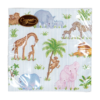 Safari Baby Cocktail Napkins - 20 Per Package