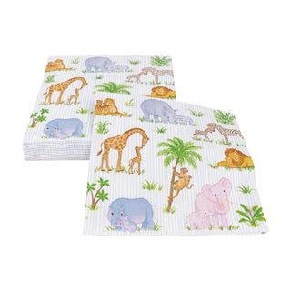 Safari Baby Luncheon Napkins - 20 Per Package