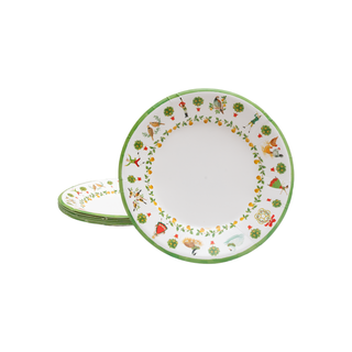 On The Twelfth Day Paper Salad & Dessert Plates - includes 8 Paper Salad & Dessert Plates