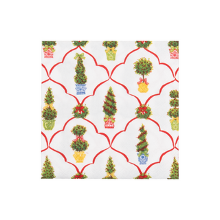 Petit Jardin de Noel Cocktail Napkins - includes 20 Cocktail Napkins