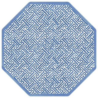 Fretwork Blue Hardback Placemat - 1 count