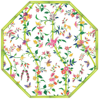 Sprigged Silk White Hardback Placemat - 1 count