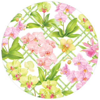 Orchid Conservatory Hardback Placemat - 1 count