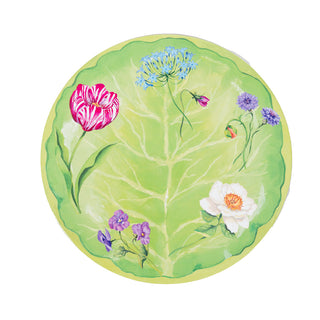 Floral Majolica Hardback Placemat - 1 count