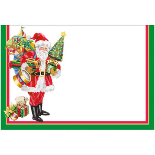 Mr. Claus Foil Place Cards - 8 Per Package