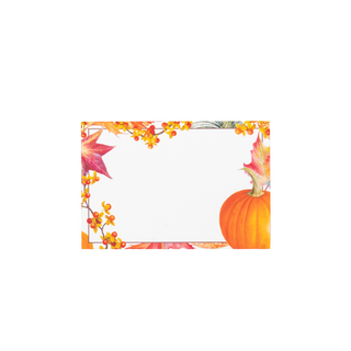 Gourds And Leaves Place Cards - includes 8 Place Cards