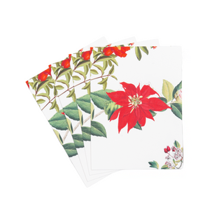 Christmas Chinoiserie White Place Cards - includes 8 Cards