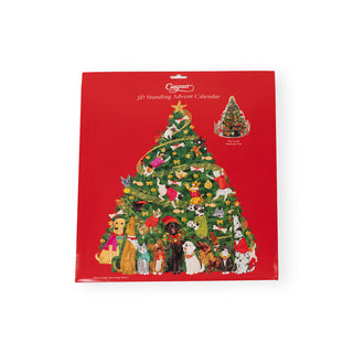 Caroling Pets Christmas Tree Cmas Advents 3-D/Die-Cut/Stand(App)