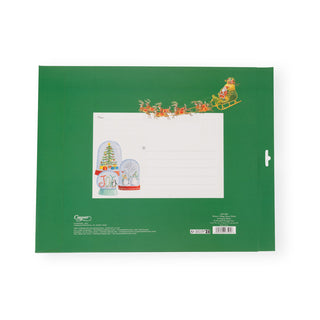 Winter Village Snow Globe Cmas Advents 3-D/Die-Cut/Stand(App)